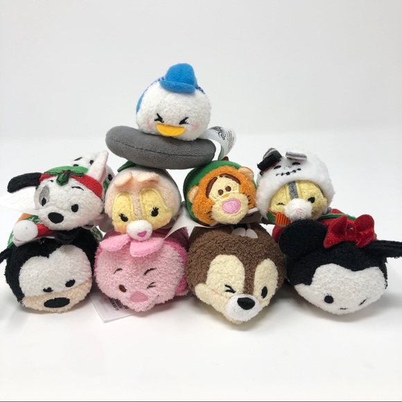 tsum tsum mini plush set